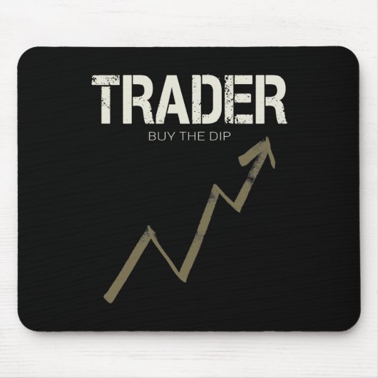 Händler kaufen den Dip Day Trader und Kryptowährun Mousepad (Vorne)