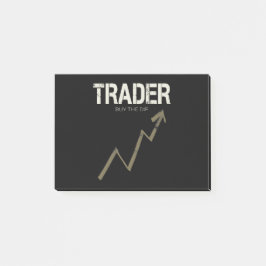 Händler kaufen den Dip Day Trader und Kryptowährun Post-it Klebezettel