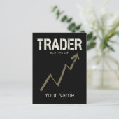 Händler kaufen den Dip Day Trader und Kryptowährun Postkarte (Stehend Vorderseite)