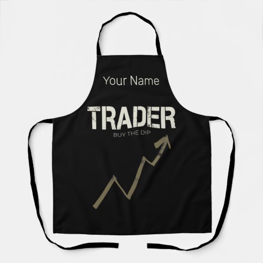 Händler kaufen den Dip Day Trader und Kryptowährun Schürze (Vorderseite)