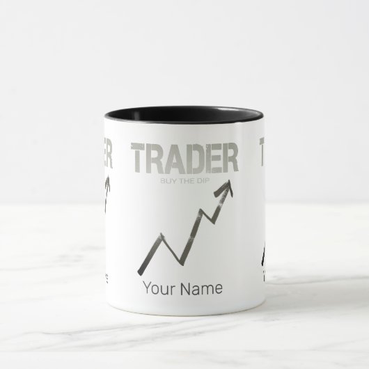 Händler kaufen den Dip Day Trader und Kryptowährun Tasse (Zentrum)