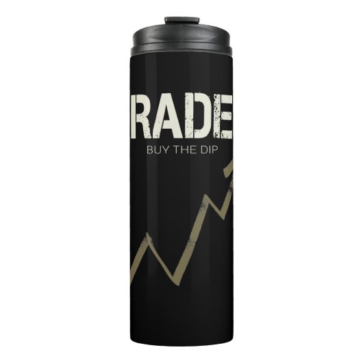 Händler kaufen den Dip Day Trader und Kryptowährun Thermosbecher (Vorderseite)