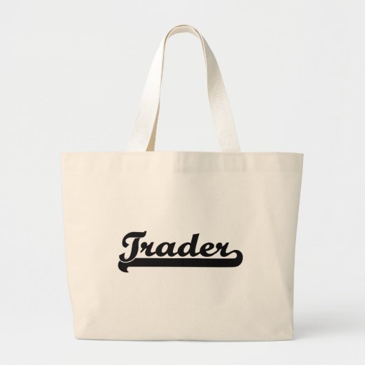 Händler-klassischer Job-Entwurf Jumbo Stoffbeutel (Vorne)