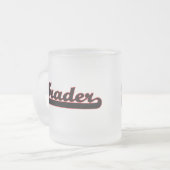 Händler-klassischer Job-Entwurf Mattglastasse (Vorderseite Links)