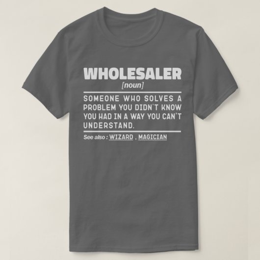 Händler Noun Merchandise Buyer Professionalität Ni T-Shirt (Design vorne)
