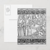 Händler und Geldverleiher Postkarte (Vorne/Hinten)