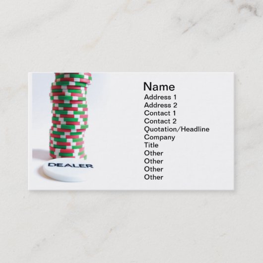 Händler Visitenkarte (Vorderseite)