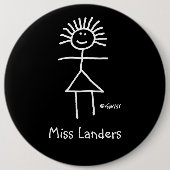 Händlerbezeichnung Niedlich Funny 6-in Button (Vorderseite)