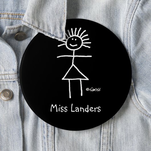 Händlerbezeichnung Niedlich Funny 6-in Button (Beispiel)