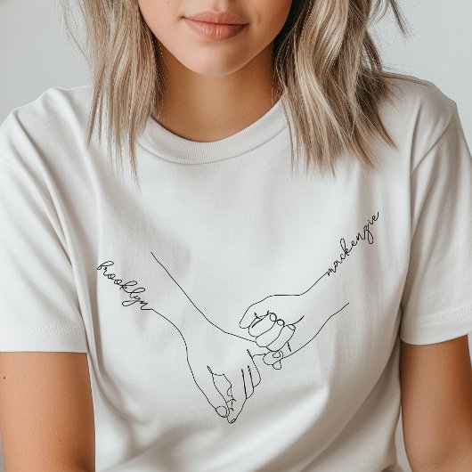 Händlerfreundschaft im Individuelle Name Besties T-Shirt