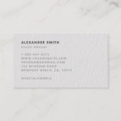 Händlergeschäfte Imitat mit moderner Beruflicher A Visitenkarte (Rückseite)