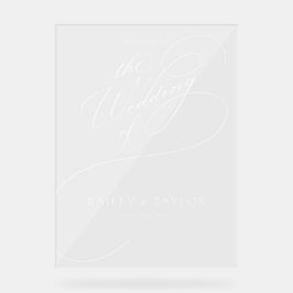 Händlerhochzeit Acrylschild