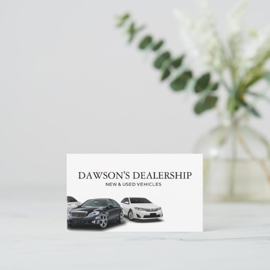 Händlerkarte Visitenkarte (Stehend Vorderseite)