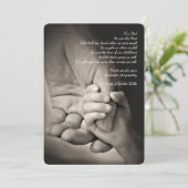 Händlerkarte zum Beileid Dankeskarte (Stehend Vorderseite)