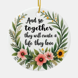 Händlerleben, die sie Liebe haben Keramik Ornament