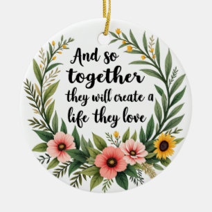 Händlerleben, die sie Liebe haben Keramik Ornament