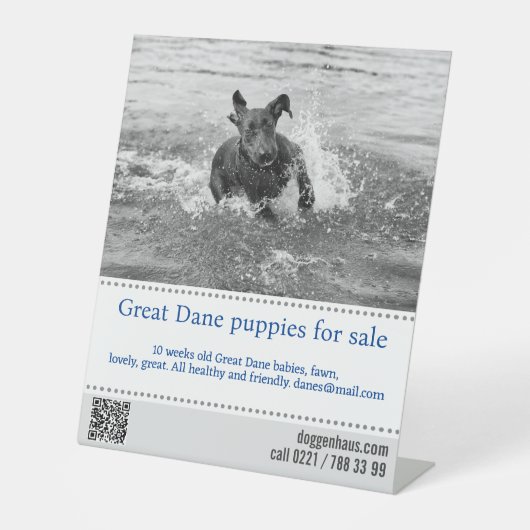 Händlerposter Sockelschild (Vorderseite)