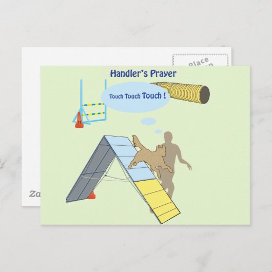 Handlers Touch Postkarte (Vorne/Hinten)