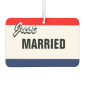 Händlerstil nur verheiratete Unterschrift Autolufterfrischer (Rückseite)