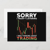 Händlervorräte - Geschenk für Investoren Postkarte (Vorne/Hinten)