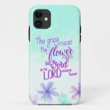 Handlettered Bibel-Vers iPhone Fall, Schrift