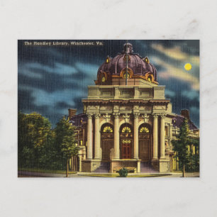 Handley-Bibliothek, Winchester, Virginia Postkarte