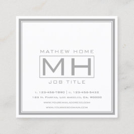 Handlich Beruflich Quadratische Visitenkarte