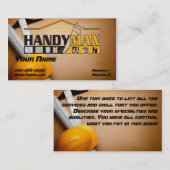 Handliche Mann-Visitenkarte Visitenkarte (Vorne/Hinten)