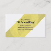 Handliche Mannph.d-Visitenkarte Visitenkarte (Rückseite)