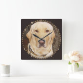 Handlicher Gelbe Labrador rund Uhr (Zuhause)