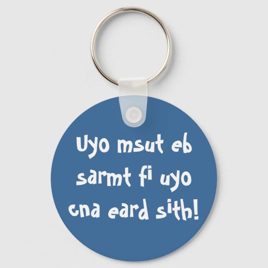 Handlicher Intelligenztest Schlüsselanhänger (Vorderseite)