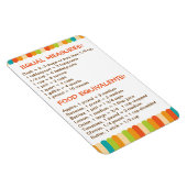 Handlicher Küchenführer für Rezepte Magnet (Rechte Seite)