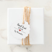 Handlicher Strick mit Liebe Geschenkanhänger (Beispiel)