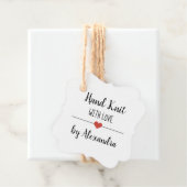 Handlicher Strick mit Liebe Geschenkanhänger (Beispiel)