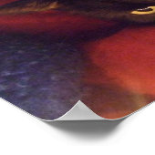 Handliches Black Cat Poster (Ecke)