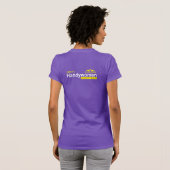 Handliches Frauengeschäft - Zuhause T-Shirt (Schwarz voll)