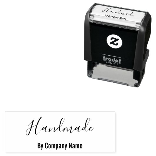 Handling by Company Name Script Text Template Permastempel (Beispiel)