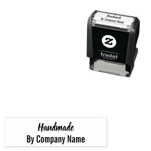Handling by Company Name Template Permastempel (Beispiel)