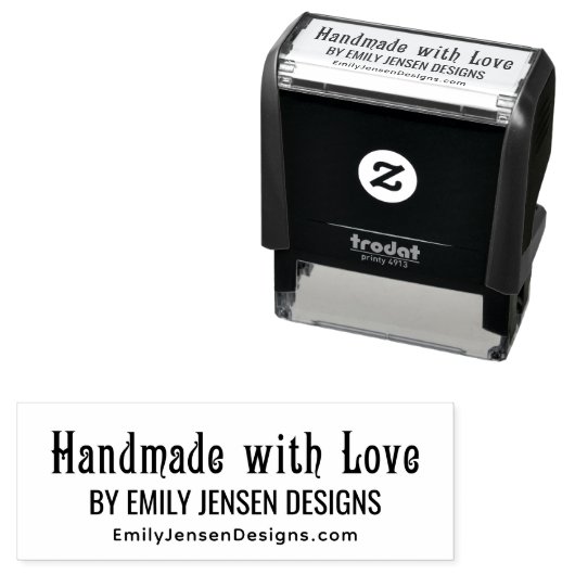 Handling mit Liebe #5 Website-URL für Firmennamen Permastempel (Beispiel)