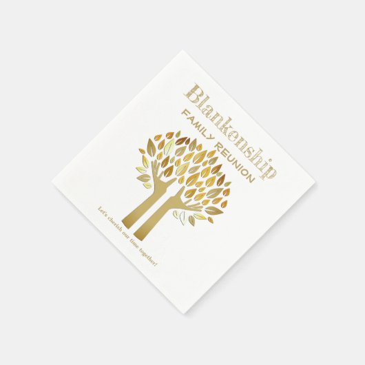 Handling Up Tree Blätter Family Wiedersehen Essent Serviette (Ecke)