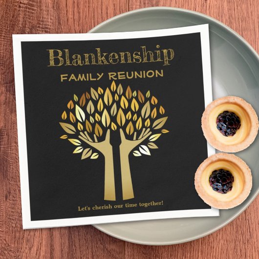 Handling Up Tree Blätter Family Wiedersehen Essent Serviette