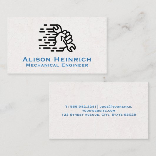 Handlogo Visitenkarte (Vorne/Hinten)