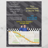 Handlung konzentriert - TuneUp Mechanic Flyer (Hinten)