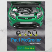 Handlung konzentriert - TuneUp Mechanic Flyer (Vorne)