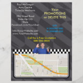 Handlung konzentriert - TuneUp Mechanic Flyer (Hinten)