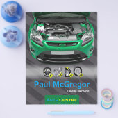 Handlung konzentriert - TuneUp Mechanic Flyer (Einzeln)