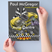 Handlung konzentriert/TuneUp Mechanic Flyer (Hand)