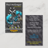 Handlung konzentriert/TuneUp Mechanic Geschäft Visitenkarte (Vorne/Hinten)