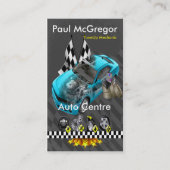 Handlung konzentriert/TuneUp Mechanic Geschäft Visitenkarte (Vorderseite)