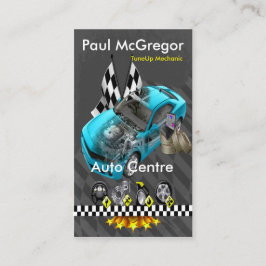 Handlung konzentriert/TuneUp Mechanic Geschäft Visitenkarte